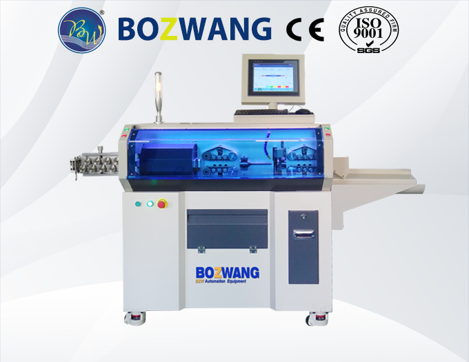 BZW-882DH50+XComputerized cutting and stripping machine for 50 mm2 cable with rotary and double blades